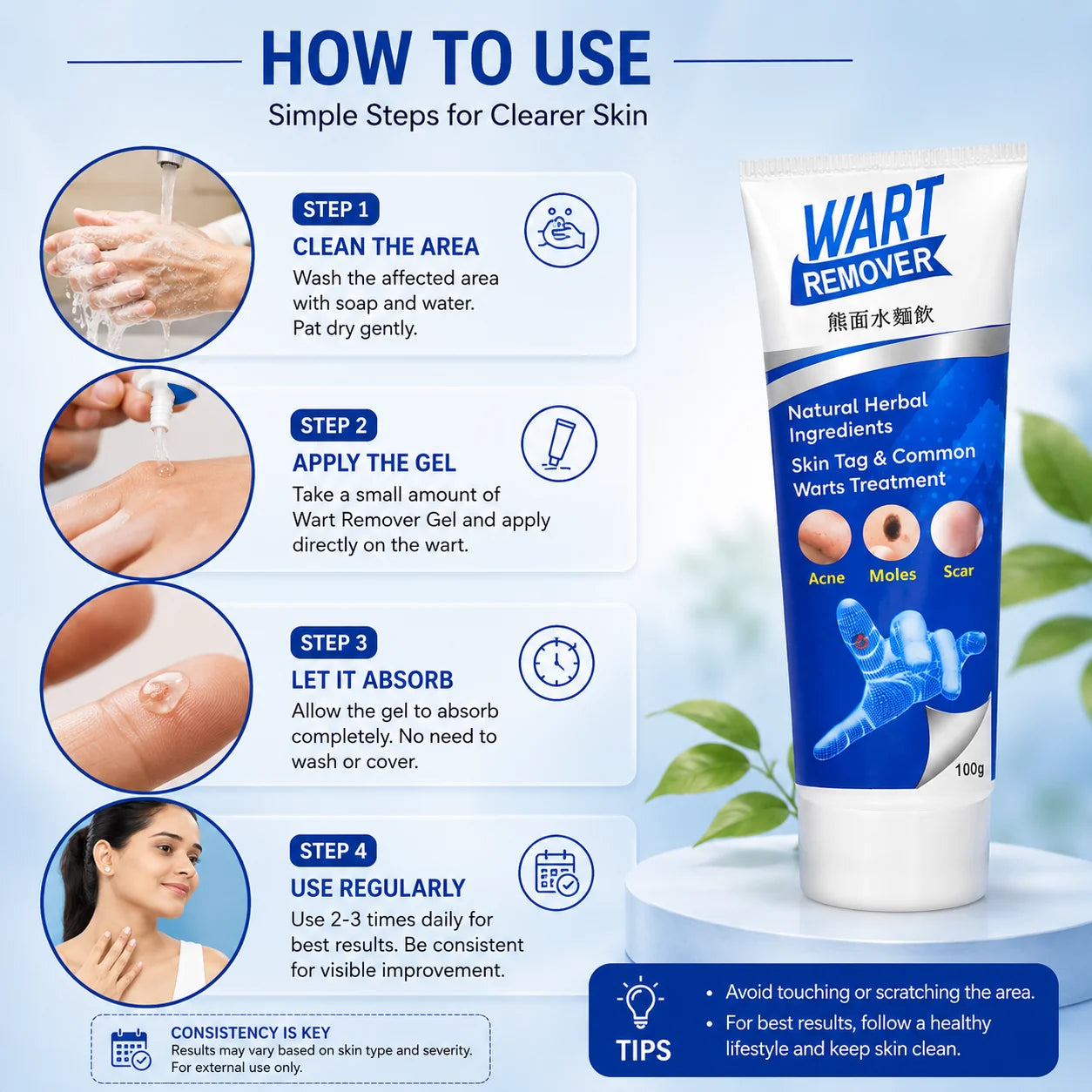 Clinically Proved ☑️ Wart Remover Cream